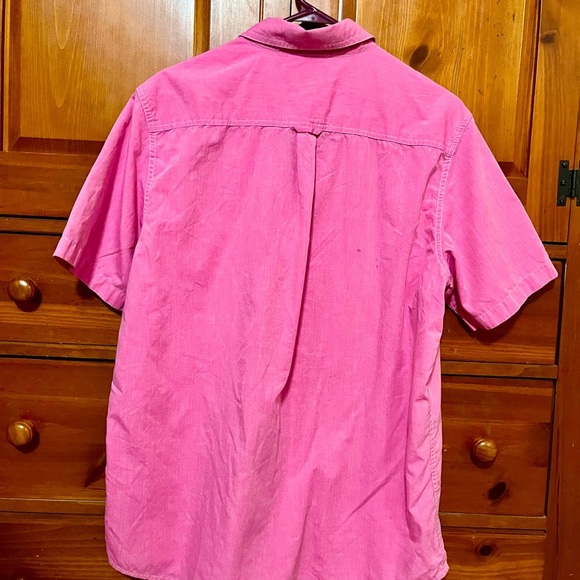 Ralph Lauren Chaps Men's Pink Short Sleeve Shirt - Medium - Picture 5 of 5